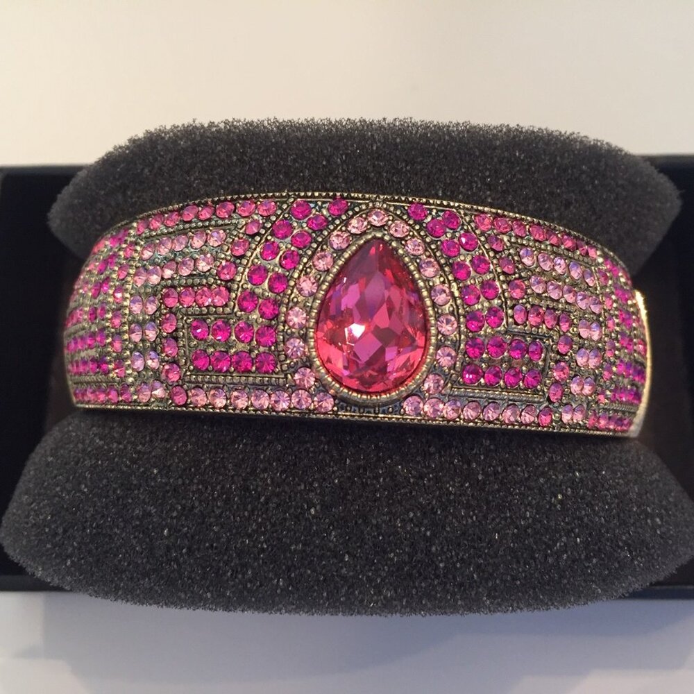 HEIDI DAUS PINK CRYSTAL BRACELET